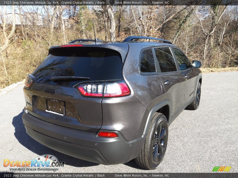 2023 Jeep Cherokee Altitude Lux 4x4 Granite Crystal Metallic / Black Photo #6