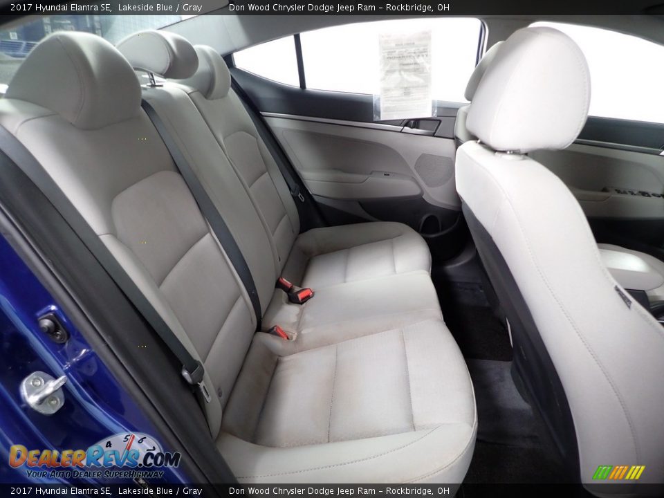 2017 Hyundai Elantra SE Lakeside Blue / Gray Photo #26