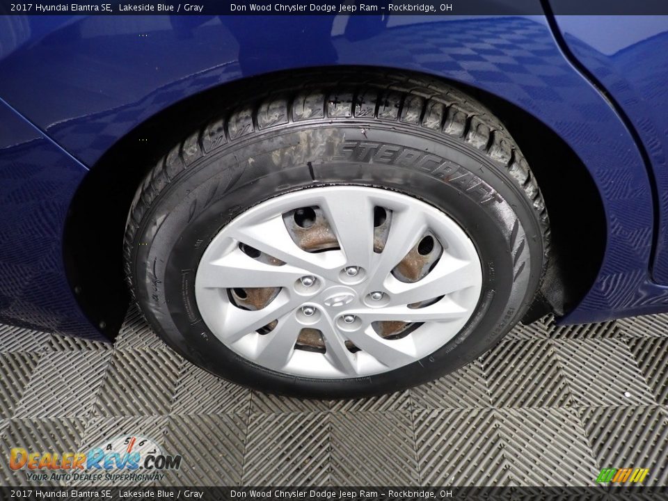 2017 Hyundai Elantra SE Lakeside Blue / Gray Photo #27