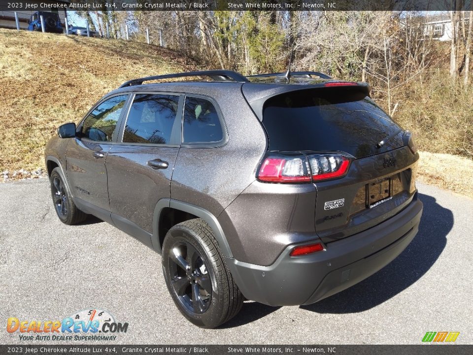 2023 Jeep Cherokee Altitude Lux 4x4 Granite Crystal Metallic / Black Photo #8