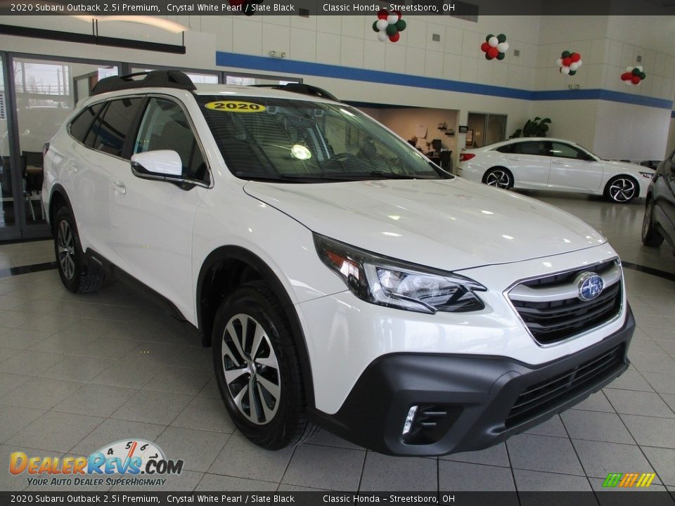 2020 Subaru Outback 2.5i Premium Crystal White Pearl / Slate Black Photo #4