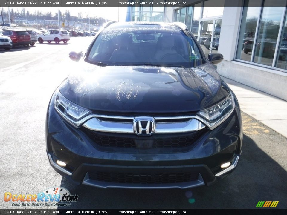 2019 Honda CR-V Touring AWD Gunmetal Metallic / Gray Photo #5