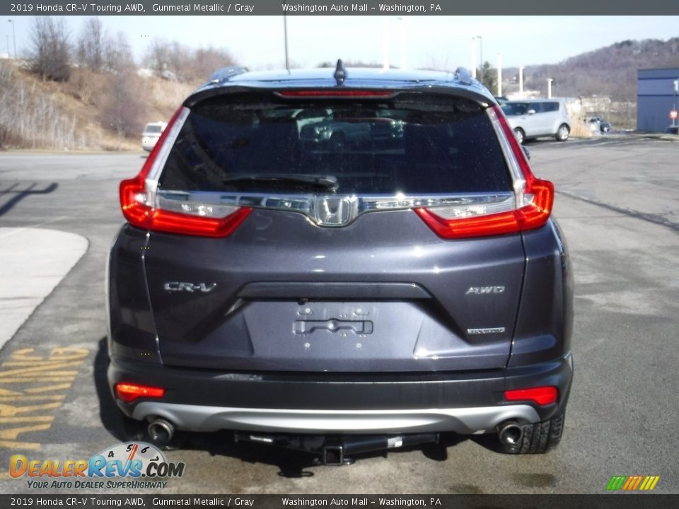 2019 Honda CR-V Touring AWD Gunmetal Metallic / Gray Photo #9