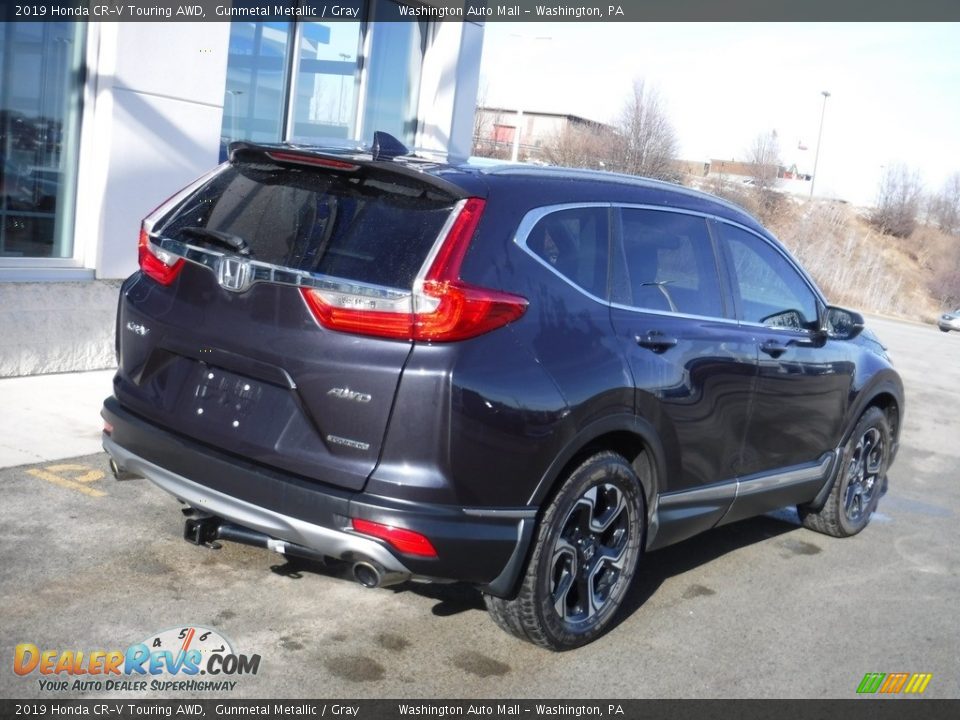 2019 Honda CR-V Touring AWD Gunmetal Metallic / Gray Photo #10