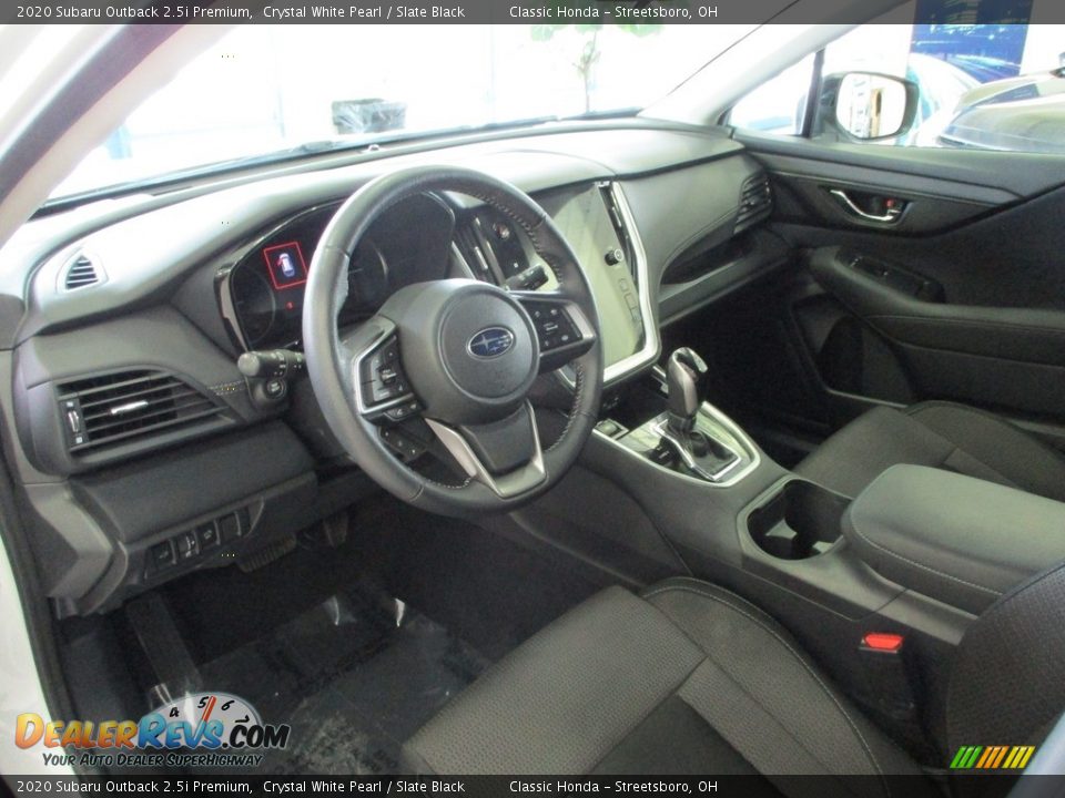 2020 Subaru Outback 2.5i Premium Crystal White Pearl / Slate Black Photo #15