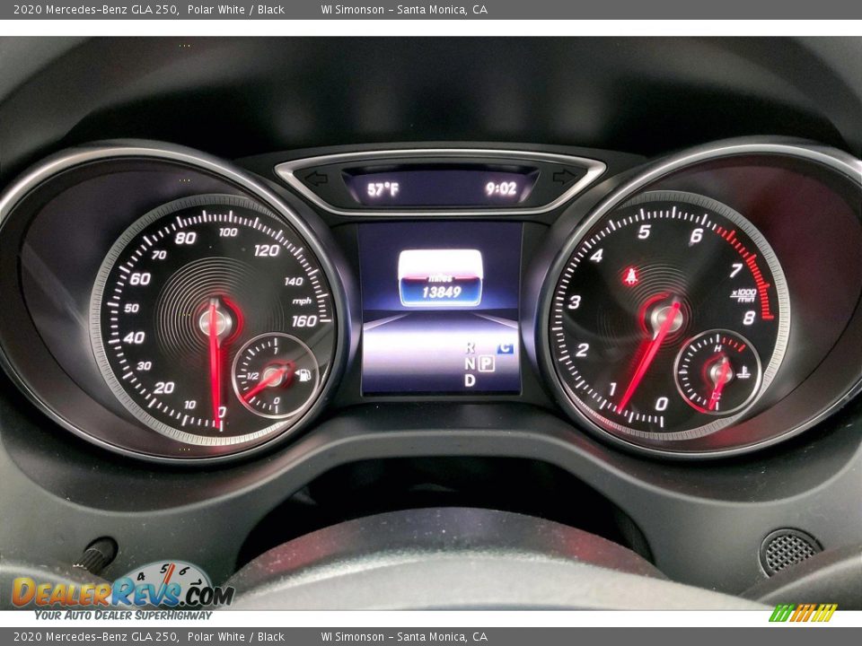 2020 Mercedes-Benz GLA 250 Polar White / Black Photo #23