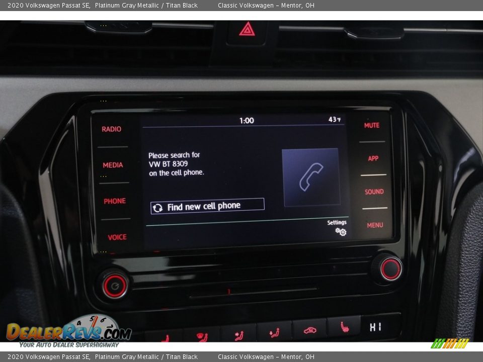 Controls of 2020 Volkswagen Passat SE Photo #11