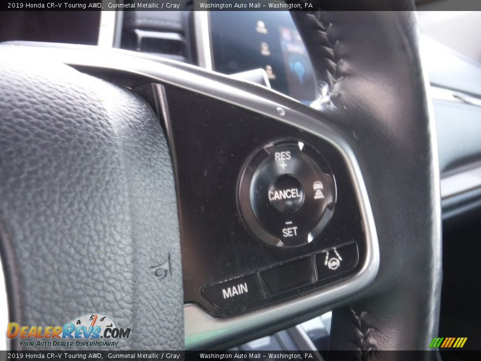 2019 Honda CR-V Touring AWD Gunmetal Metallic / Gray Photo #26