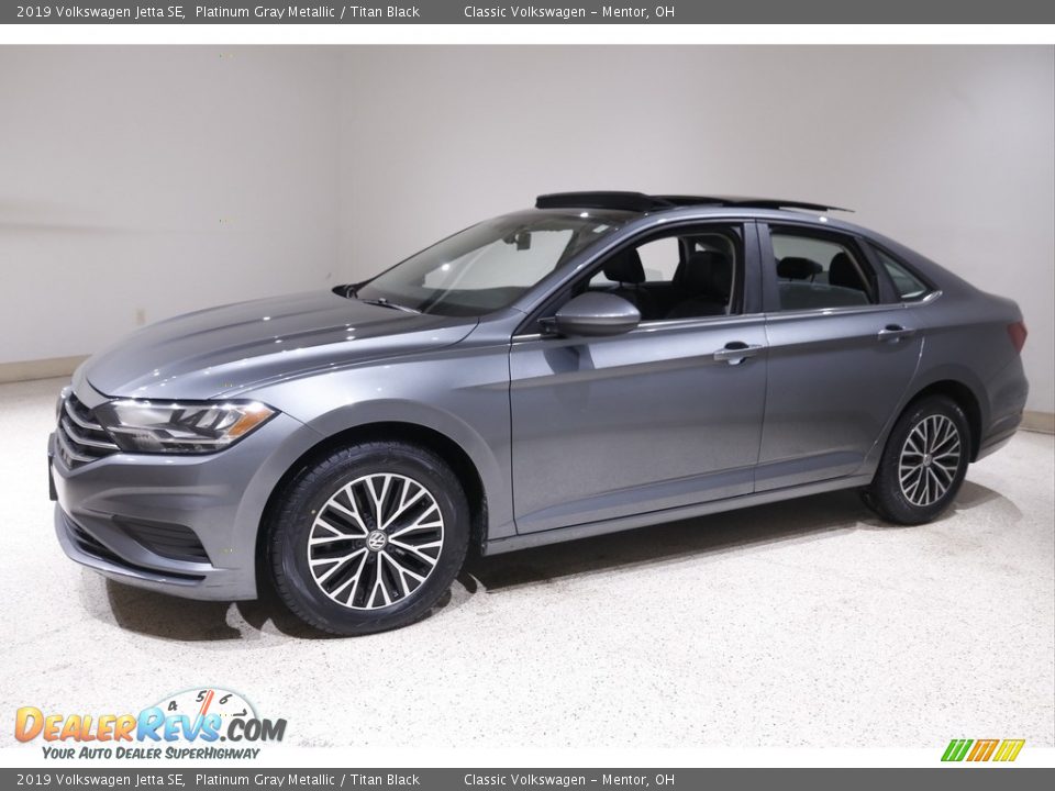 2019 Volkswagen Jetta SE Platinum Gray Metallic / Titan Black Photo #3