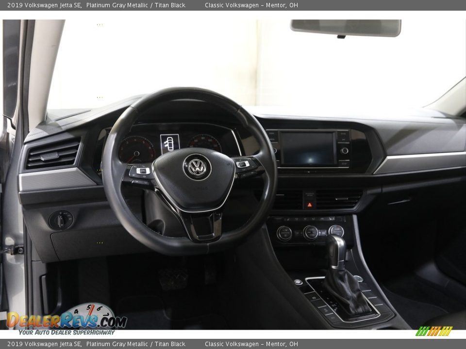 2019 Volkswagen Jetta SE Platinum Gray Metallic / Titan Black Photo #6