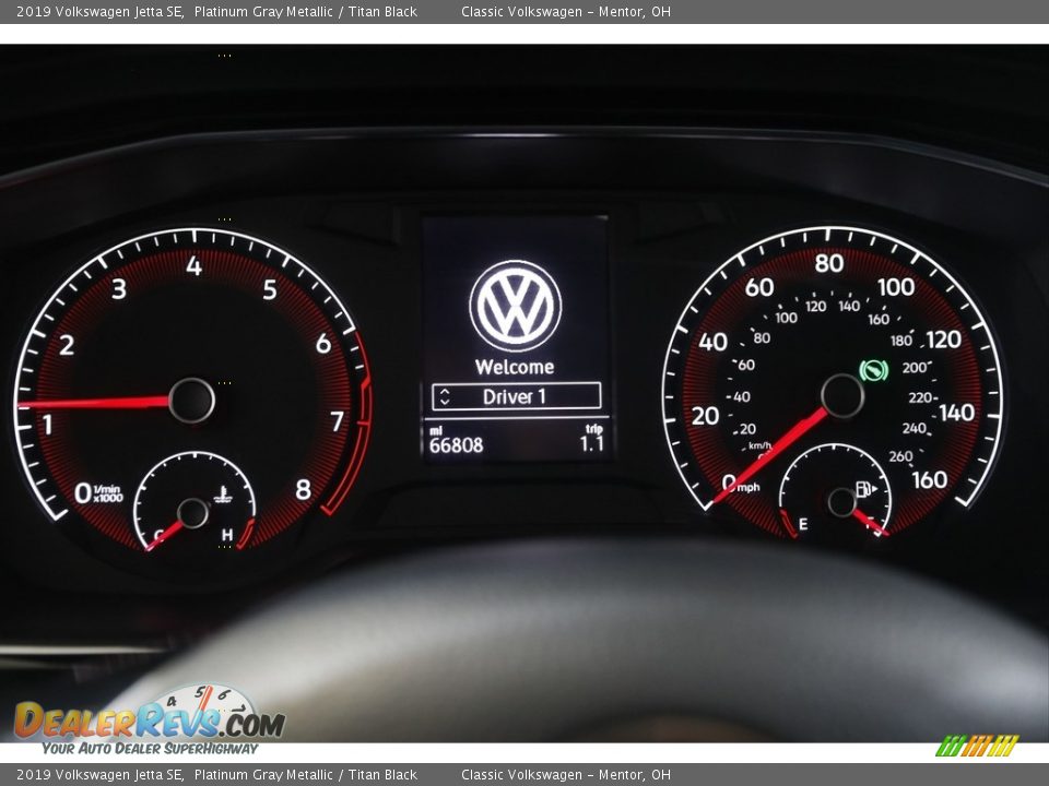 2019 Volkswagen Jetta SE Platinum Gray Metallic / Titan Black Photo #8