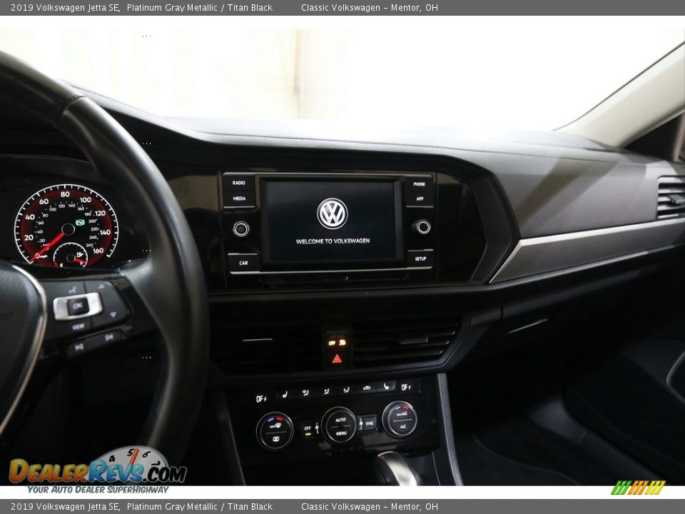 2019 Volkswagen Jetta SE Platinum Gray Metallic / Titan Black Photo #9