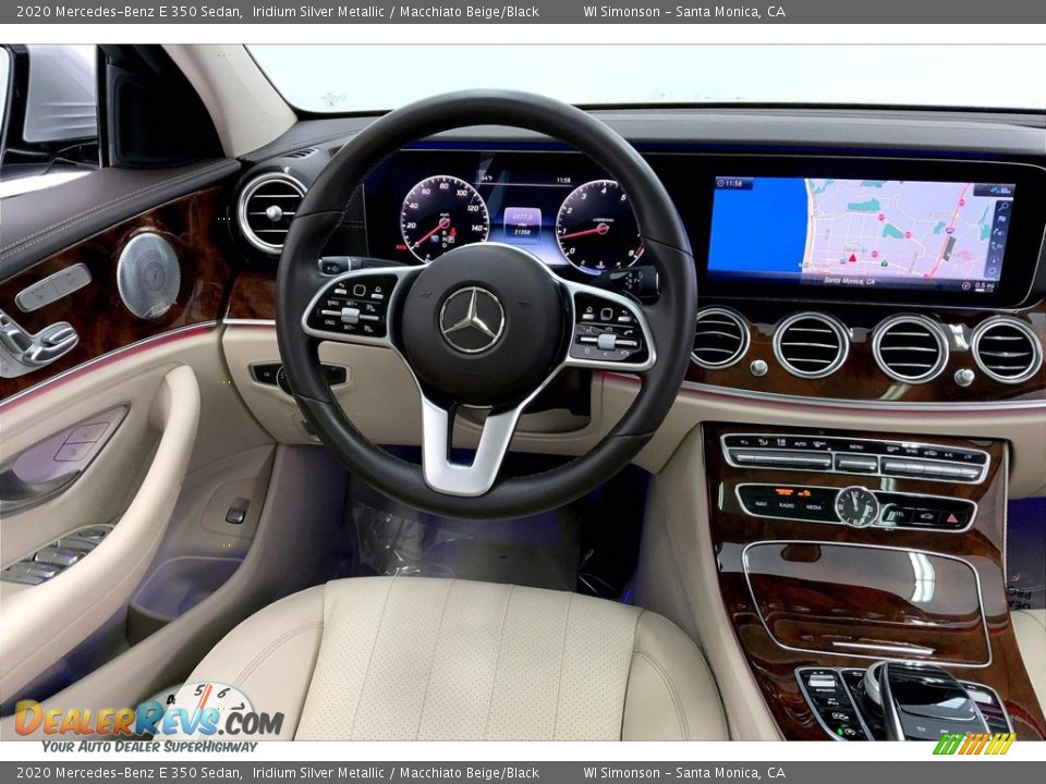 2020 Mercedes-Benz E 350 Sedan Iridium Silver Metallic / Macchiato Beige/Black Photo #4