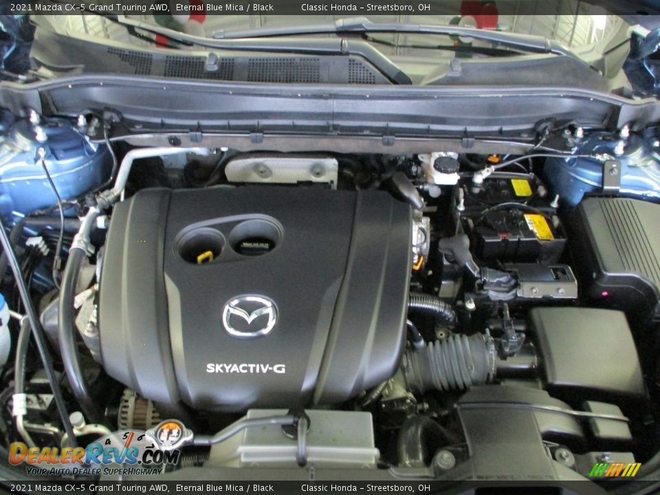 2021 Mazda CX-5 Grand Touring AWD Eternal Blue Mica / Black Photo #3