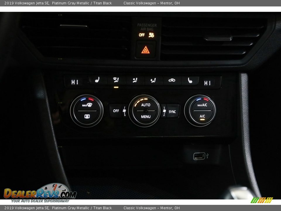 2019 Volkswagen Jetta SE Platinum Gray Metallic / Titan Black Photo #13