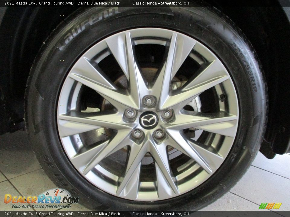 2021 Mazda CX-5 Grand Touring AWD Eternal Blue Mica / Black Photo #5