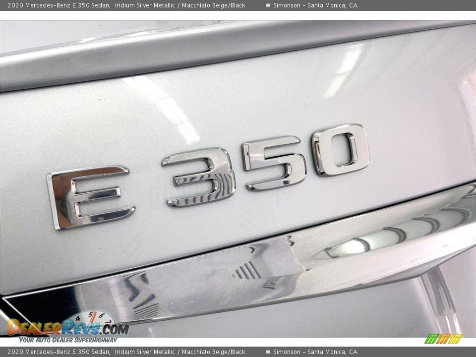 2020 Mercedes-Benz E 350 Sedan Iridium Silver Metallic / Macchiato Beige/Black Photo #7