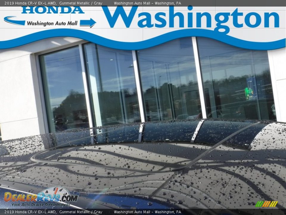 2019 Honda CR-V EX-L AWD Gunmetal Metallic / Gray Photo #3