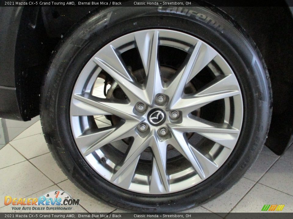 2021 Mazda CX-5 Grand Touring AWD Eternal Blue Mica / Black Photo #7