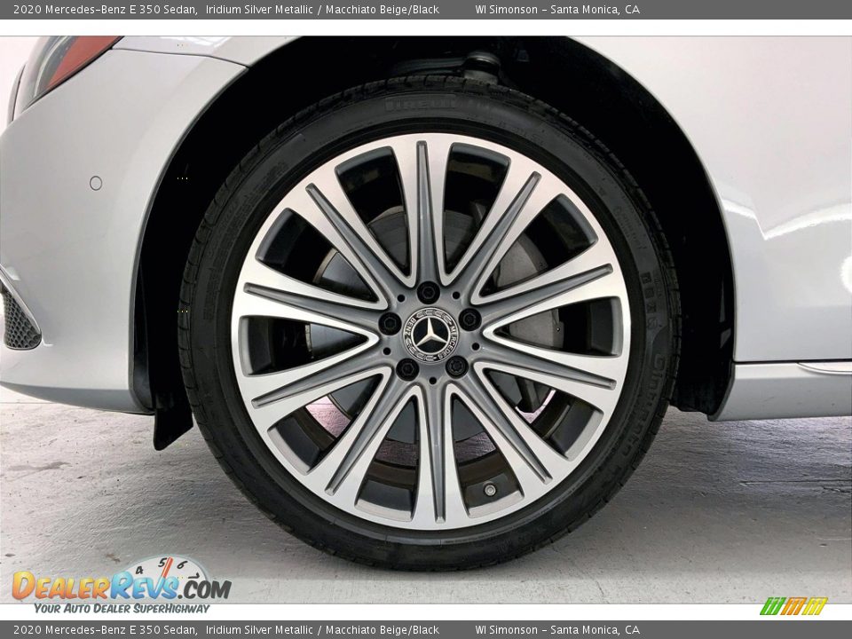 2020 Mercedes-Benz E 350 Sedan Iridium Silver Metallic / Macchiato Beige/Black Photo #8