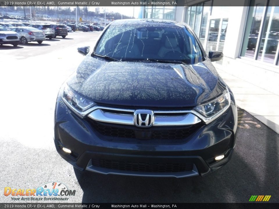 2019 Honda CR-V EX-L AWD Gunmetal Metallic / Gray Photo #5