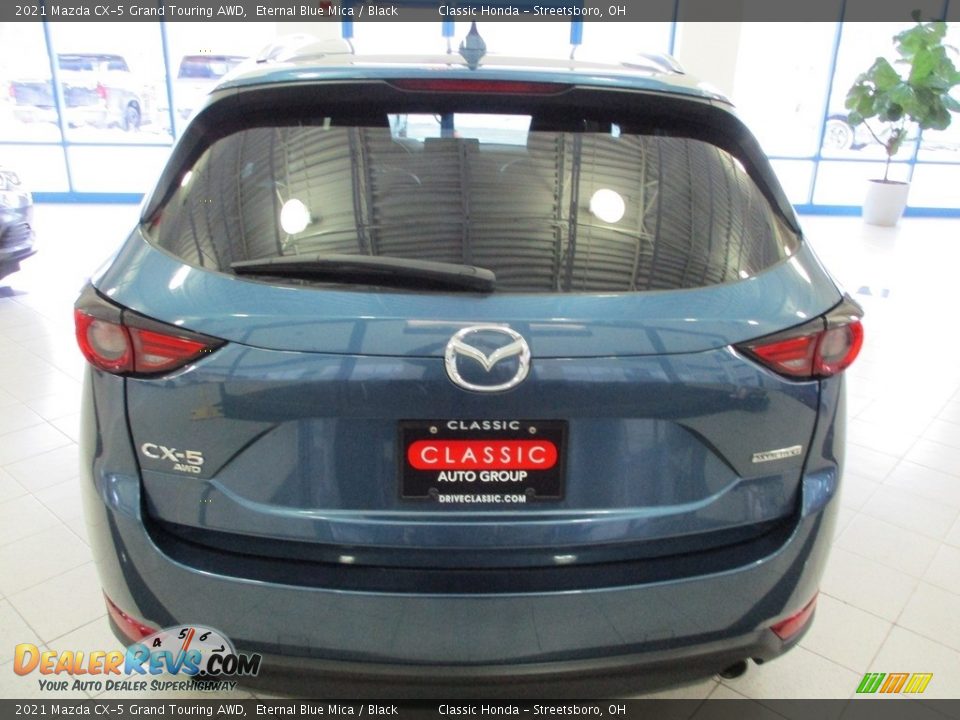 2021 Mazda CX-5 Grand Touring AWD Eternal Blue Mica / Black Photo #9