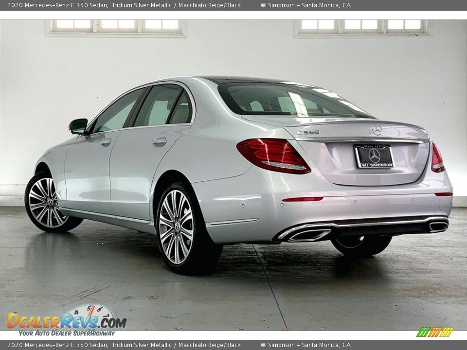 2020 Mercedes-Benz E 350 Sedan Iridium Silver Metallic / Macchiato Beige/Black Photo #10