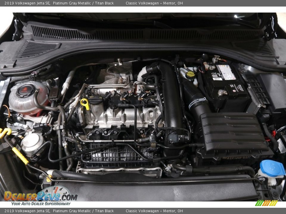 2019 Volkswagen Jetta SE Platinum Gray Metallic / Titan Black Photo #19