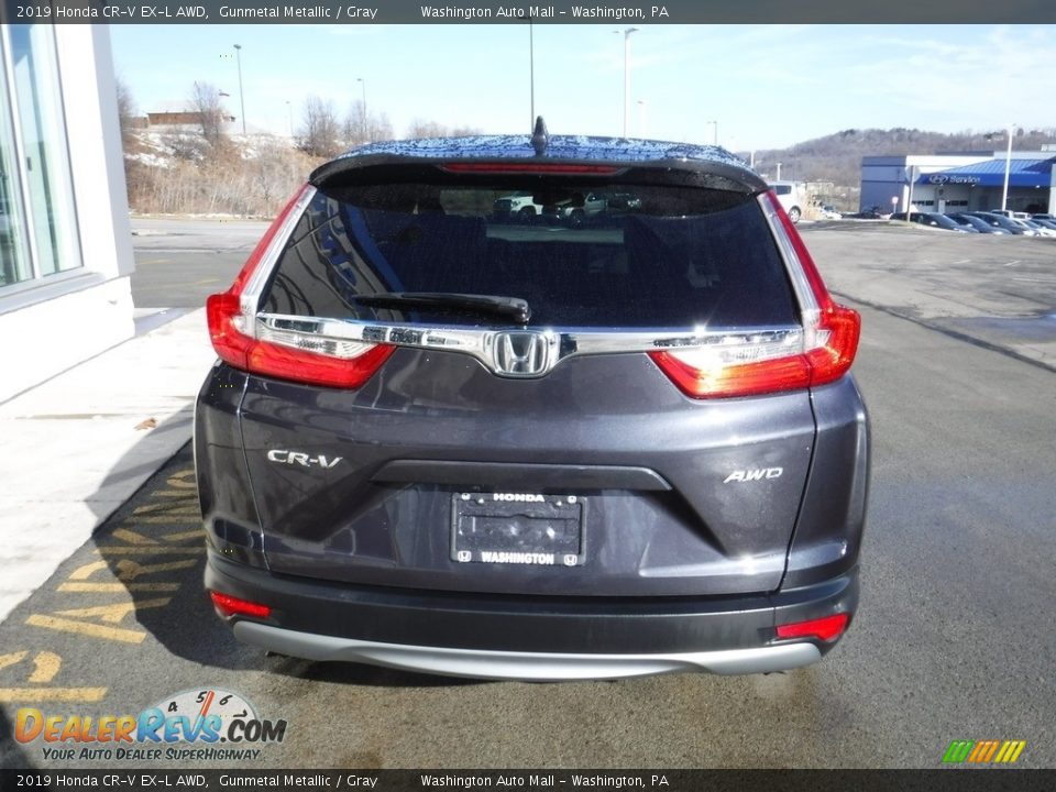 2019 Honda CR-V EX-L AWD Gunmetal Metallic / Gray Photo #8