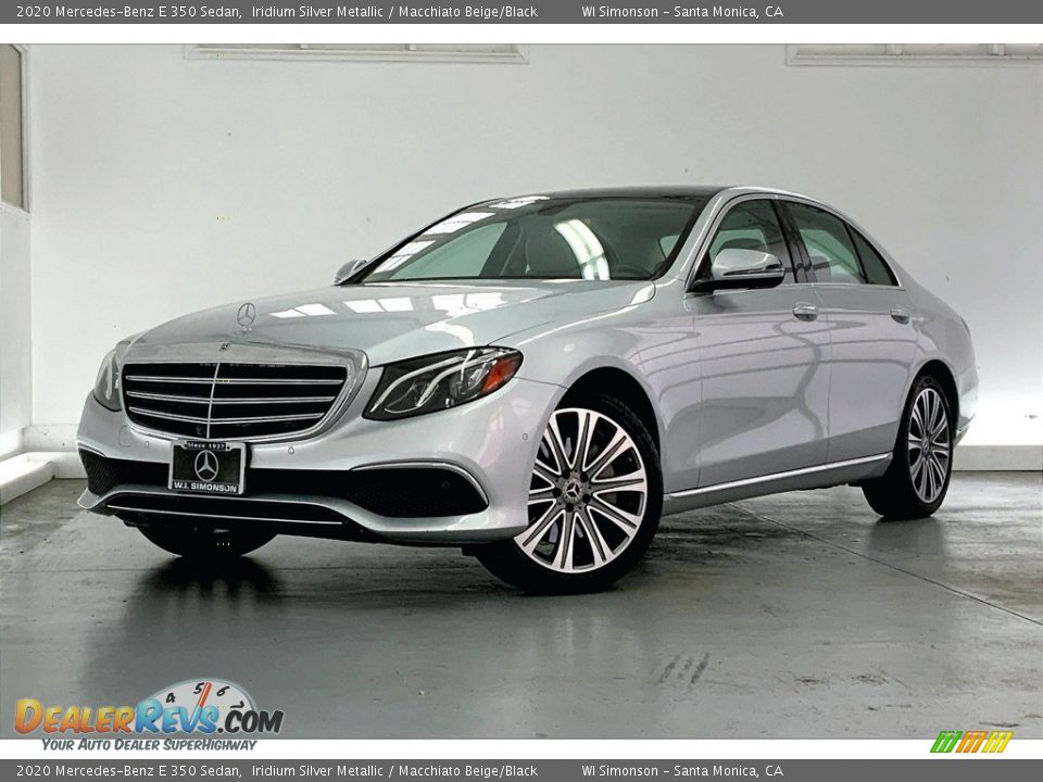 2020 Mercedes-Benz E 350 Sedan Iridium Silver Metallic / Macchiato Beige/Black Photo #12