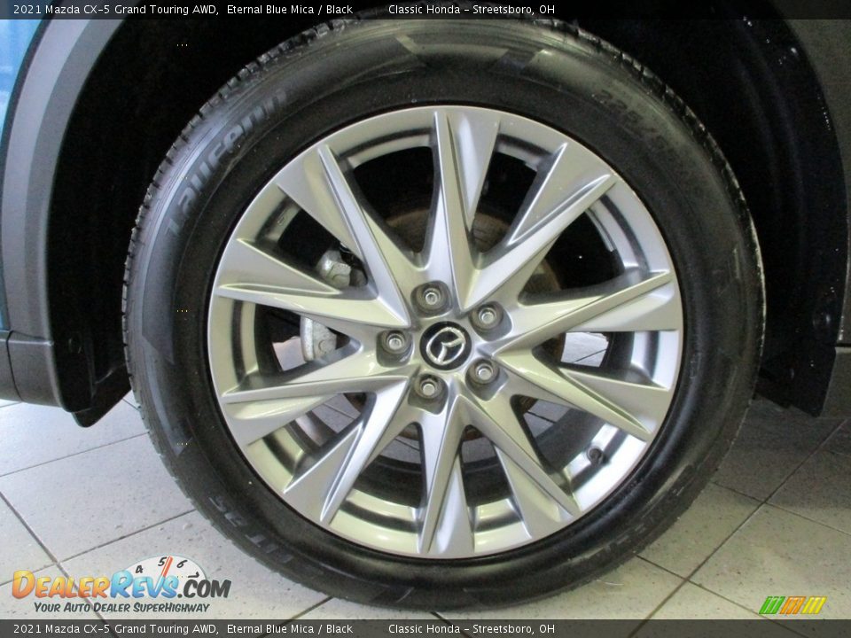2021 Mazda CX-5 Grand Touring AWD Eternal Blue Mica / Black Photo #13