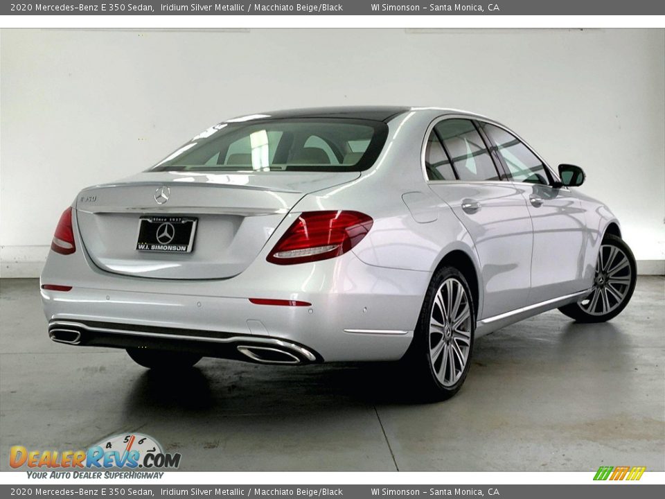 2020 Mercedes-Benz E 350 Sedan Iridium Silver Metallic / Macchiato Beige/Black Photo #13