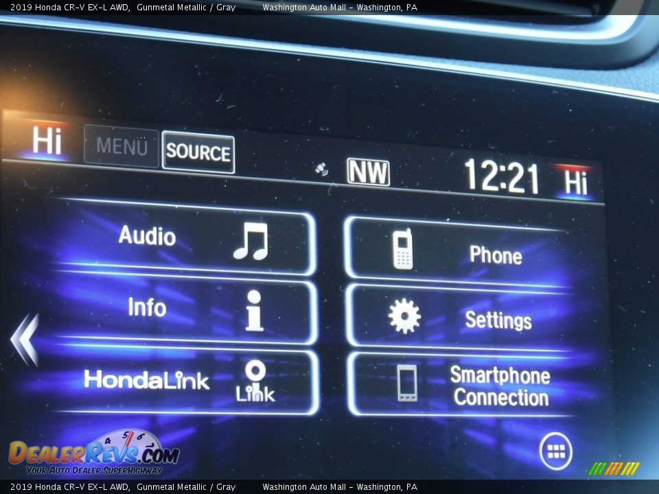 2019 Honda CR-V EX-L AWD Gunmetal Metallic / Gray Photo #20
