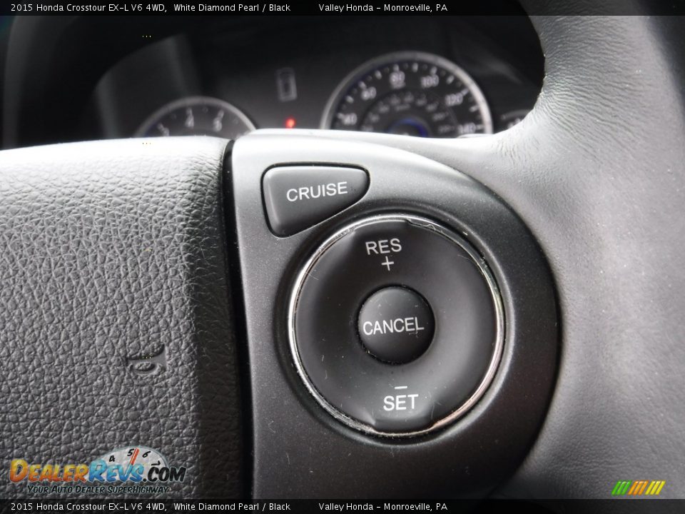 2015 Honda Crosstour EX-L V6 4WD Steering Wheel Photo #25