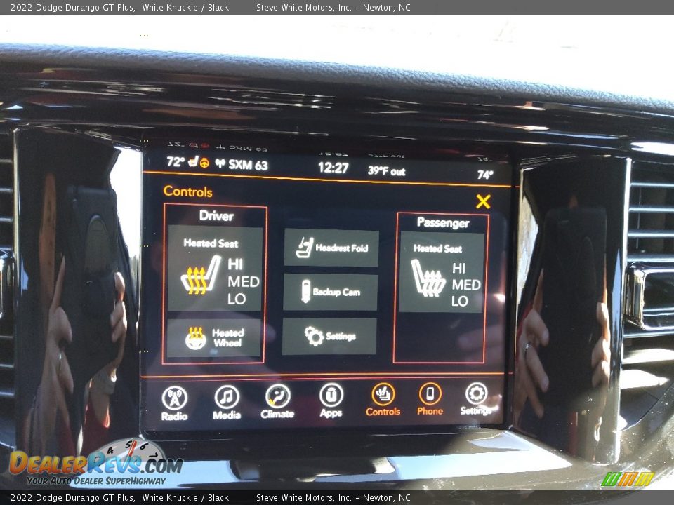Controls of 2022 Dodge Durango GT Plus Photo #25