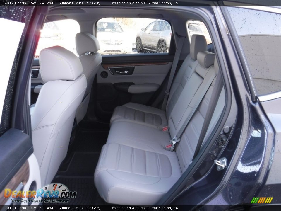 2019 Honda CR-V EX-L AWD Gunmetal Metallic / Gray Photo #29