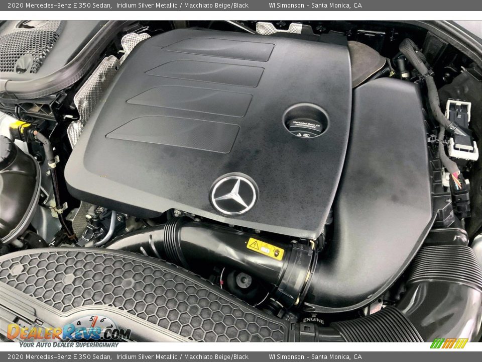 2020 Mercedes-Benz E 350 Sedan Iridium Silver Metallic / Macchiato Beige/Black Photo #32