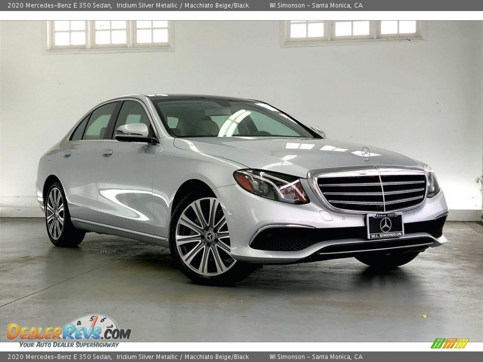 2020 Mercedes-Benz E 350 Sedan Iridium Silver Metallic / Macchiato Beige/Black Photo #34