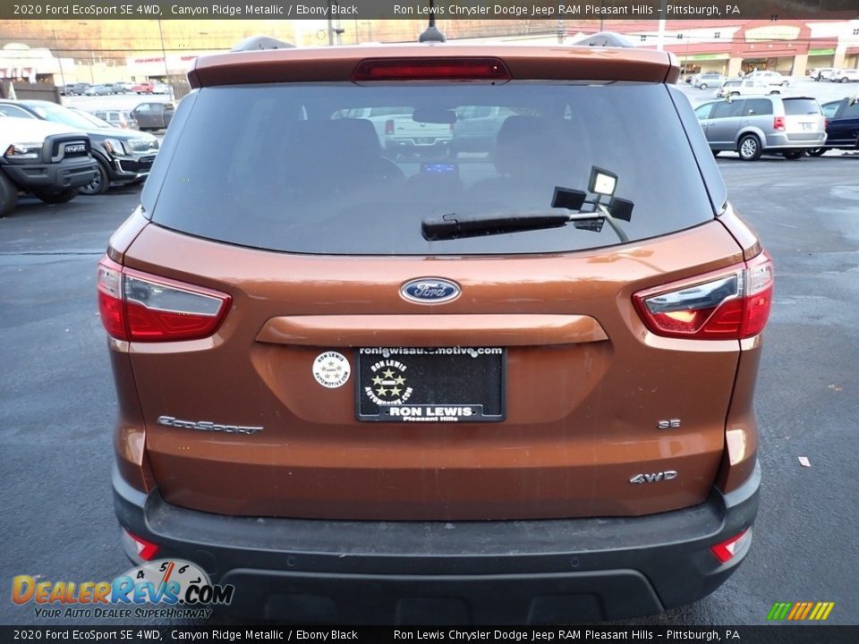 2020 Ford EcoSport SE 4WD Canyon Ridge Metallic / Ebony Black Photo #4