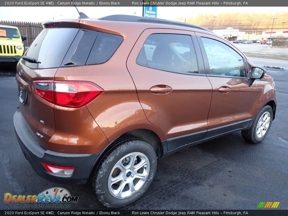 2020 Ford EcoSport SE 4WD Canyon Ridge Metallic / Ebony Black Photo #6