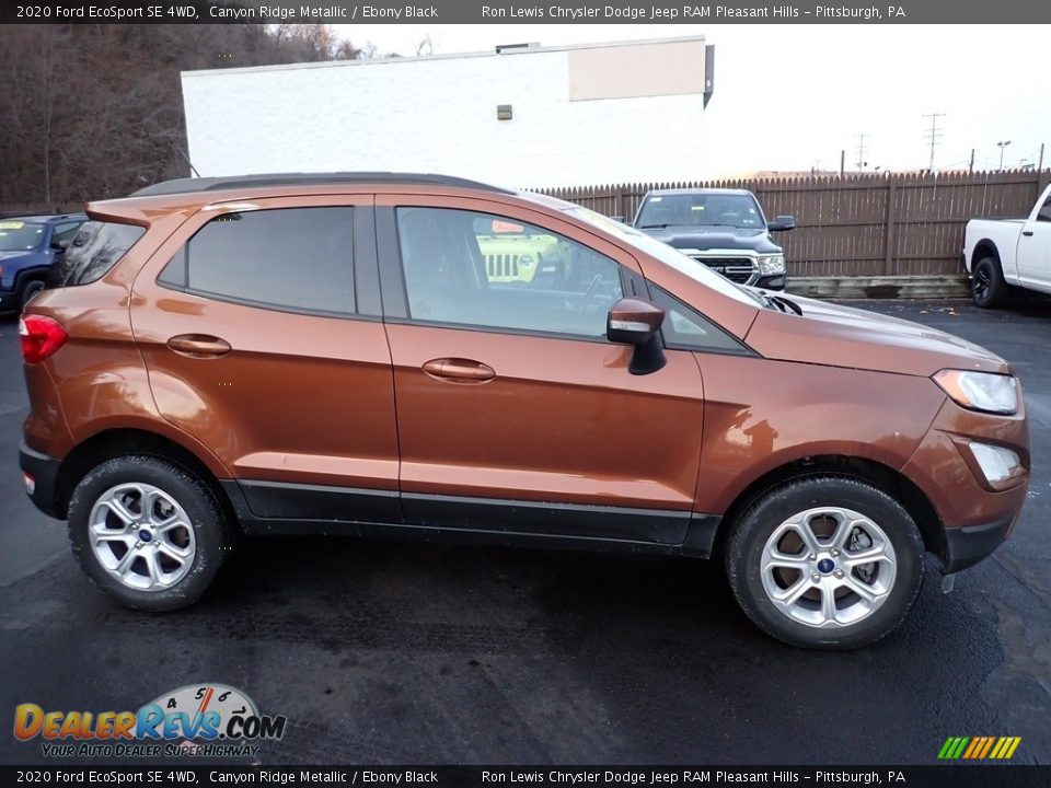 2020 Ford EcoSport SE 4WD Canyon Ridge Metallic / Ebony Black Photo #7