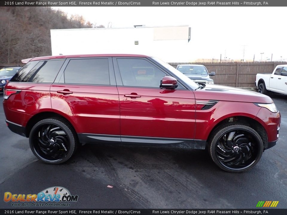 2016 Land Rover Range Rover Sport HSE Firenze Red Metallic / Ebony/Cirrus Photo #7