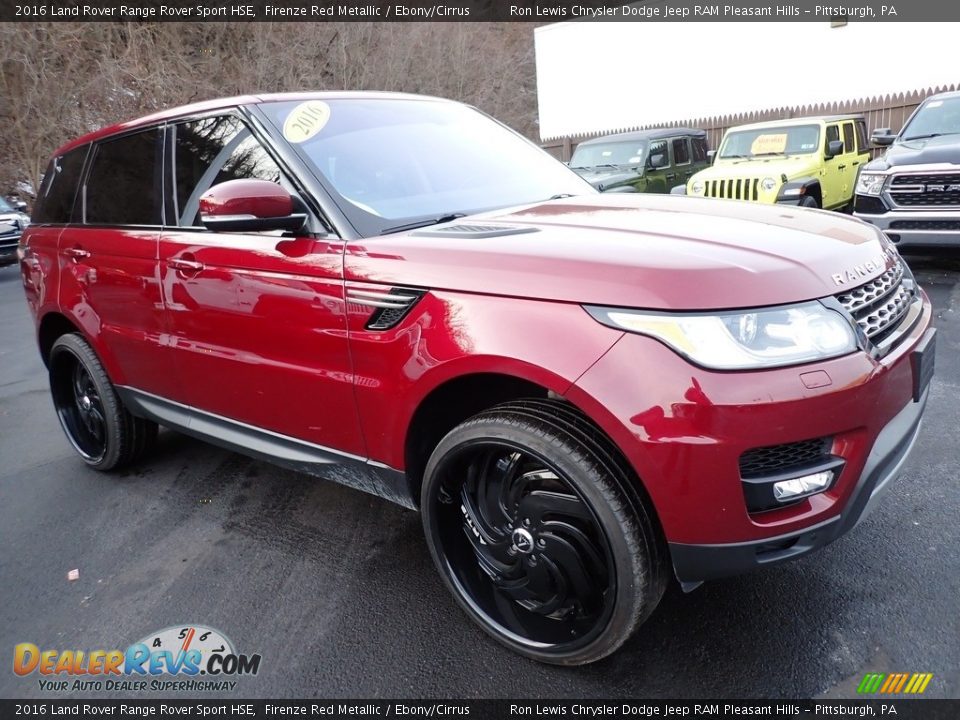 2016 Land Rover Range Rover Sport HSE Firenze Red Metallic / Ebony/Cirrus Photo #8