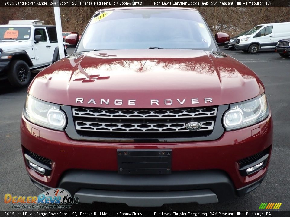 2016 Land Rover Range Rover Sport HSE Firenze Red Metallic / Ebony/Cirrus Photo #9