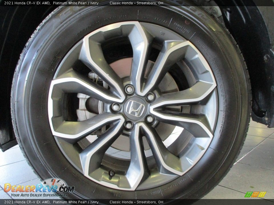 2021 Honda CR-V EX AWD Platinum White Pearl / Ivory Photo #13