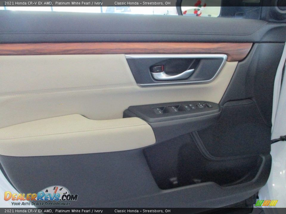 2021 Honda CR-V EX AWD Platinum White Pearl / Ivory Photo #14