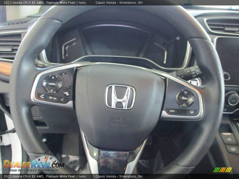 2021 Honda CR-V EX AWD Platinum White Pearl / Ivory Photo #19