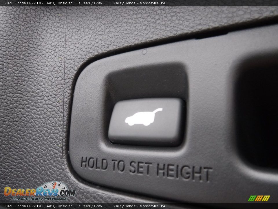 2020 Honda CR-V EX-L AWD Obsidian Blue Pearl / Gray Photo #30