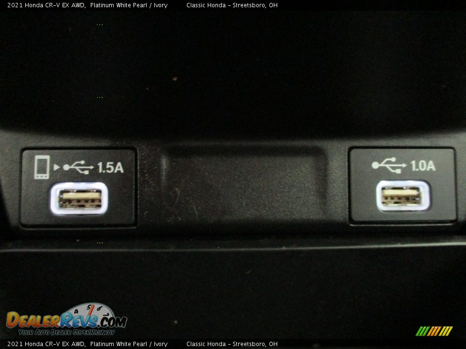 2021 Honda CR-V EX AWD Platinum White Pearl / Ivory Photo #26