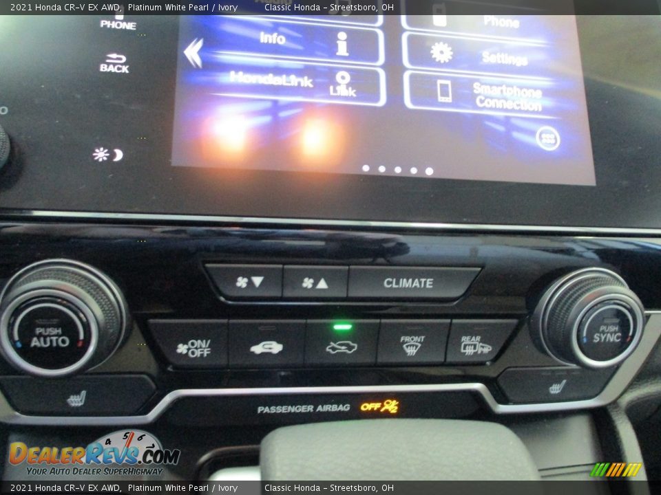 2021 Honda CR-V EX AWD Platinum White Pearl / Ivory Photo #27